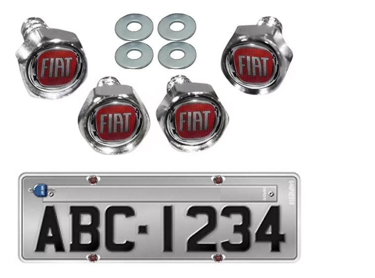 Imagem de Kit 4 Parafusos De Placa Emblema Fiat Idea