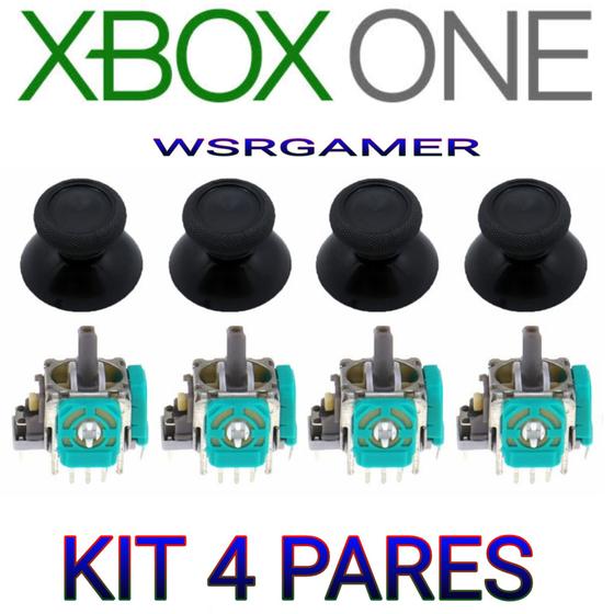 Imagem de KIT 4 PARES ANALÓGICO X bo X ONE ONE S ONE SERIES X S