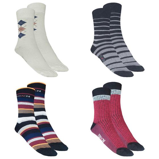 Imagem de Kit 4 Pares de Meias Ferracini Sport Masculina