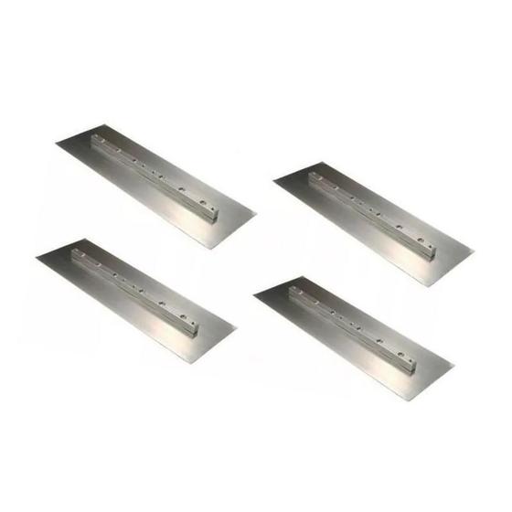 Kit 4 Pás Laminas Para Alisador Piso Concreto 36&34 Polegadas Menor preço em Kit 4 Pás Laminas Para Alisador Piso Concreto 36&34 Polegadas