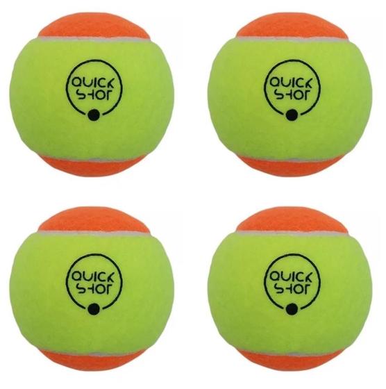 Imagem de Kit 4 pcs bola beach tennis bolinha tênis praia