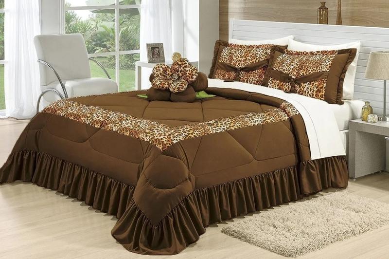 Imagem de Kit 4 Peças Amazon Queen Size Cobre Leito Matelado