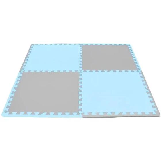 Imagem de Kit 4 Peças Tapete Evamax Tatame Play Mat 10mm - 52x52cm