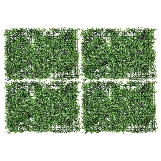 Imagem de Kit 4 Placa De Grama Milao 60X40Cm Jardim Vertical 0,96M