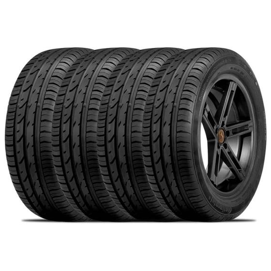 Imagem de Kit 4 Pneu Continental 205/50r17 89Y Premium Contact 2 Run Flat