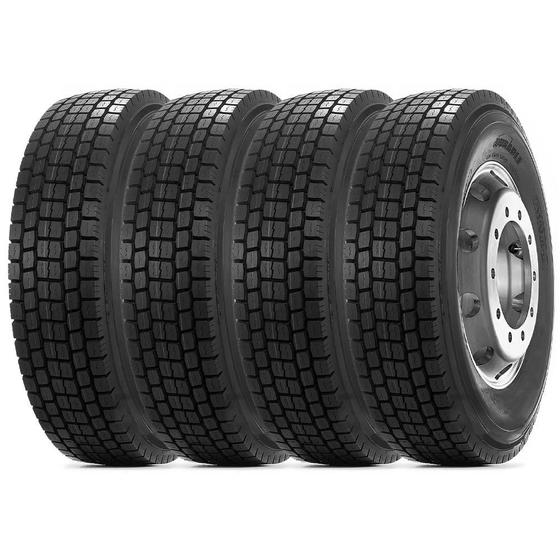 Kit 4 Pneu Durable Aro 22.5 295/80r22.5 18PR 152/148M DR755 Borrachudo Menor preço em Kit 4 Pneu Durable Aro 22.5 295/80r22.5 18PR 152/148M DR755 Borrachudo