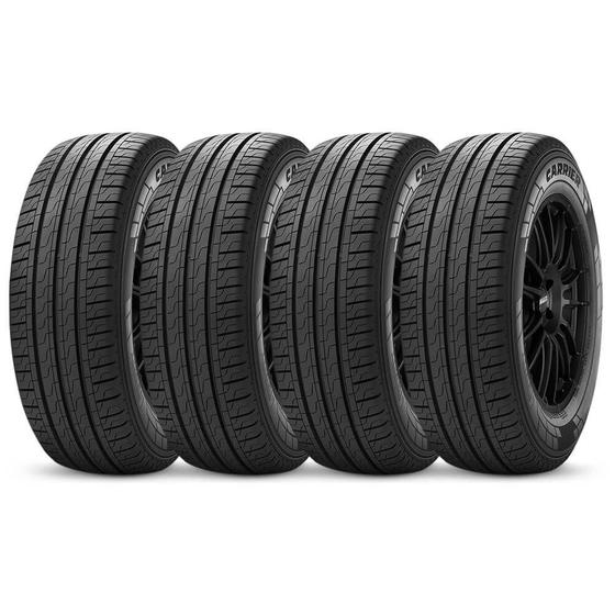 Imagem de Kit 4 Pneu Pirelli Aro 16 225/65r16 112r Carrier