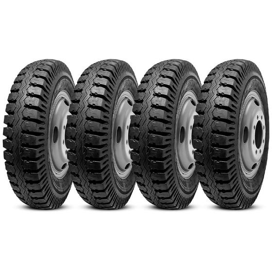 Imagem de Kit 4 Pneu Pirelli Aro 16 7.50-16 116/114L TT Borrachudo Misto Anteo AT59