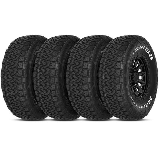 Menor preço em Kit 4 Pneu Sunset Aro 16 245/70r16 111H TL  All-Terrain T/A Extra Load
