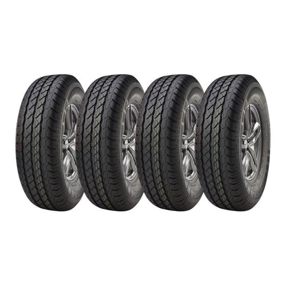 Imagem de Kit 4 Pneus Aplus Aro 15C 215/70R15C A867 8 Lonas 109/107R