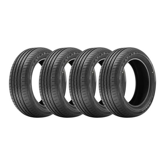 Kit 4 Pneus Atlas Aro 16 195/55R16 Green 87V Menor preço em Kit 4 Pneus Atlas Aro 16 195/55R16 Green 87V