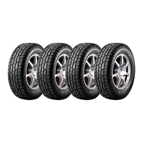 Imagem de Kit 4 Pneus Atlas Aro 18 225/60R18 Paraller A/T 104H XL