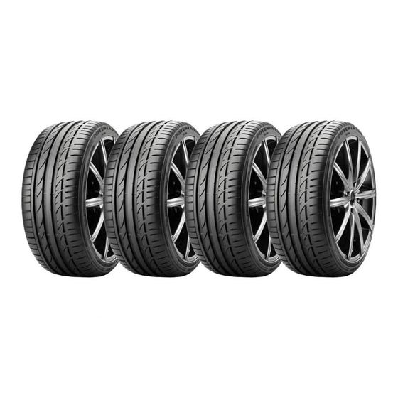 Imagem de Kit 4 Pneus Bridgestone Aro 17 215/40R17 Potenza S001 87Y XL