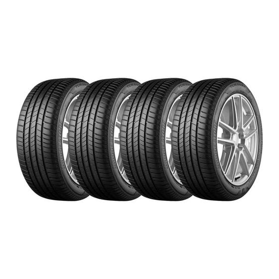 Imagem de Kit 4 Pneus Bridgestone Aro 17 225/50R17 Turanza T005 98Y XL