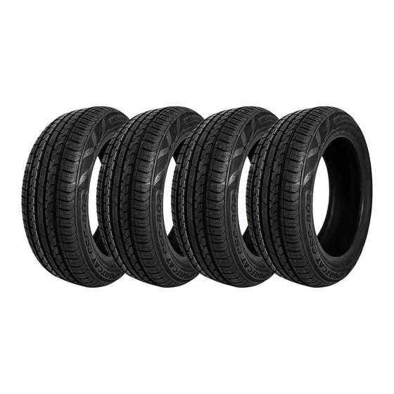 Imagem de Kit 4 Pneus Chengshan Aro 15 195/55R15 CSC-802 85V