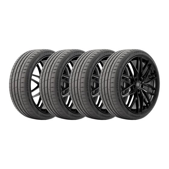 Imagem de Kit 4 Pneus Continental Aro 19 255/40R19 SportContact 7 100Y XL FR