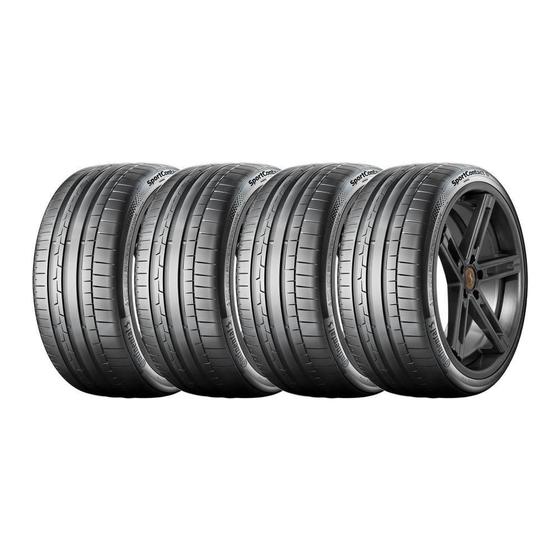 Imagem de Kit 4 Pneus Continental Aro 21 255/40R21 ContiSportContact 6 102Y