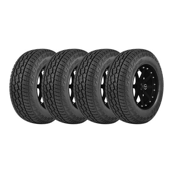 Imagem de Kit 4 Pneus Delinte Aro 18 225/60R18 DX10 Bandit A/T 104V