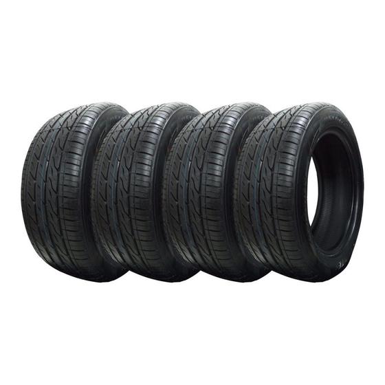 Imagem de Kit 4 Pneus Delinte Aro 19 225/45R19 DH6 Run Flat 92W