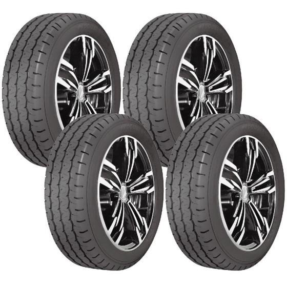 Imagem de Kit 4 pneus doublestar 185r14 102/100r ltech dl01