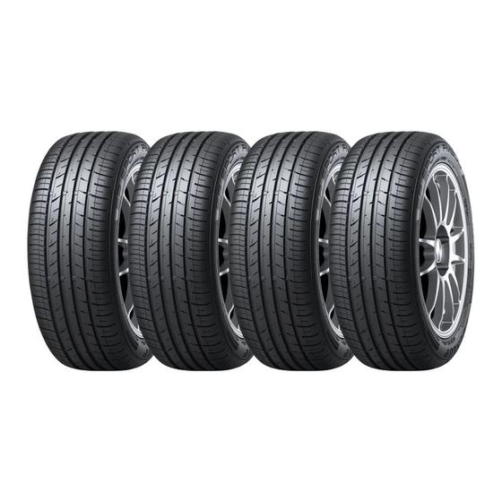 Imagem de Kit 4 Pneus Dunlop Aro 15 195/60R15 SP Sport FM800 88V