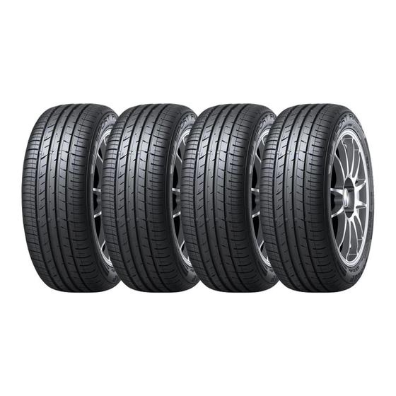 Imagem de Kit 4 Pneus Dunlop Aro 16 205/55R16 SP Sport FM800 91V