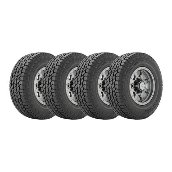 Imagem de Kit 4 Pneus Hankook Aro 15 235/75R15 Dynapro AT2 RF11 109T