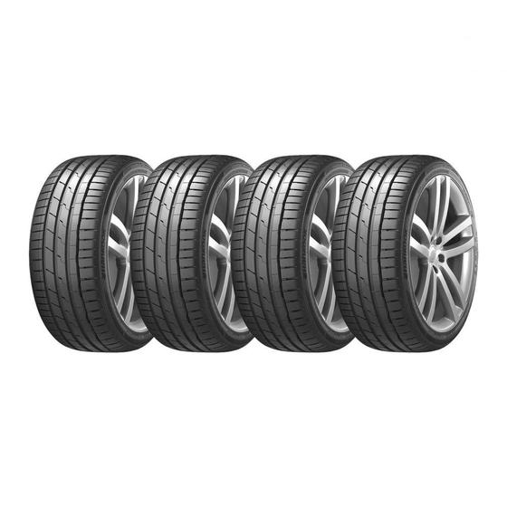 Imagem de Kit 4 Pneus Hankook Aro 19 255/45R19 Ventus S1 Evo 3 K-127B Run Flat 104Y