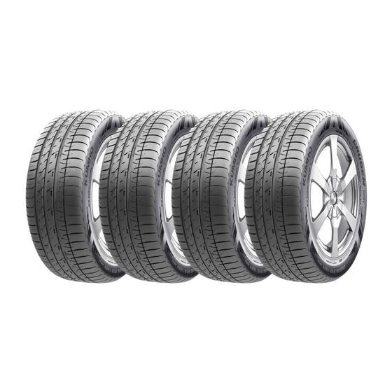 Imagem de Kit 4 Pneus Kumho Aro 19 265/50R19 HP-91 110Y