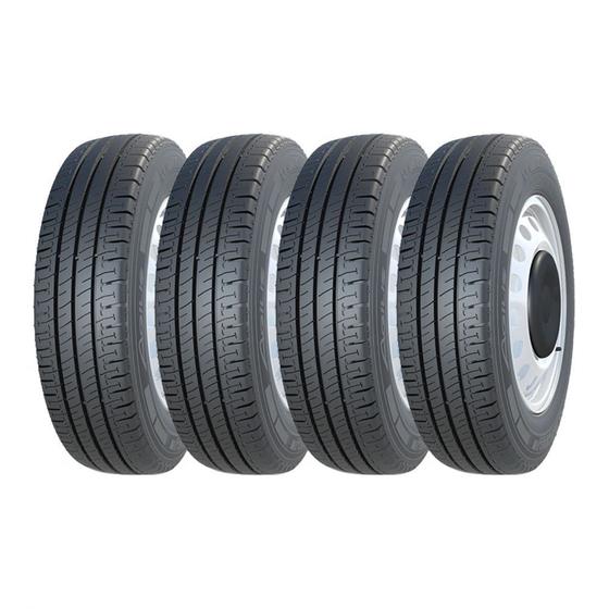 Imagem de Kit 4 Pneus Michelin Aro 15 205/70R15C Agilis 106/104R