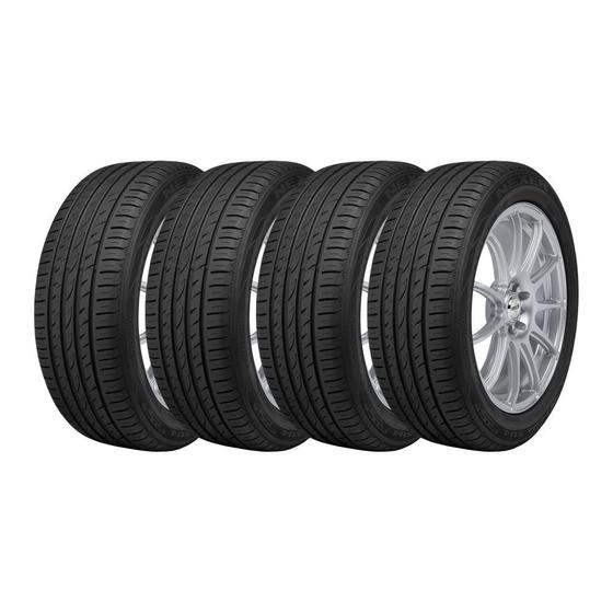 Imagem de Kit 4 Pneus Nexen Aro 16 225/55R16 N Fera SU4 95W