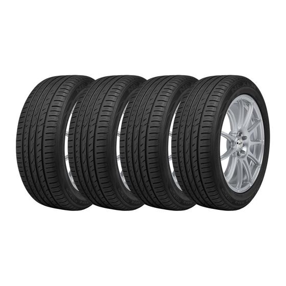 Imagem de Kit 4 Pneus Nexen Aro 17 205/50R17 N Fera SU4 93W