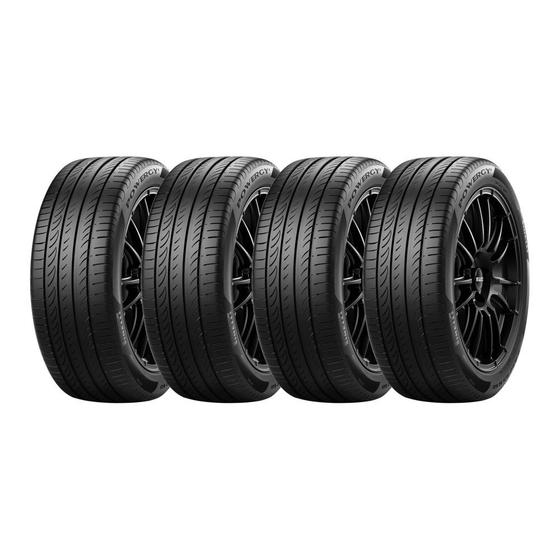 Imagem de Kit 4 Pneus Pirelli Aro 15 195/55R15 Powergy 95H