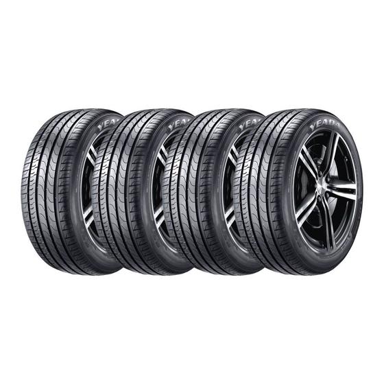 Imagem de Kit 4 Pneus Yeada Aro 18 245/50R18 YDA-866 Run Flat 100W