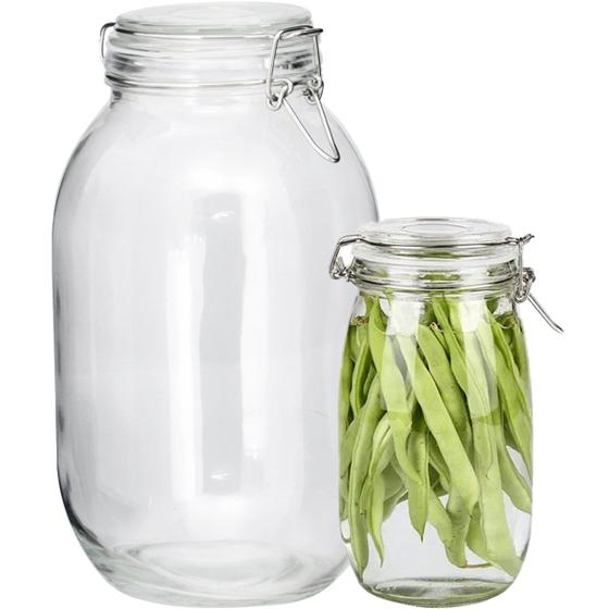 Imagem de Kit 4 Pote De Vidro Borossilicato Hermético Vedação Conserva