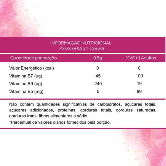 Kit 4 Potes Biotina Suplemento Alimentar Rico Acido Fólico Vitamina Saúde Cabelos e Unhas - Natunéctar Original 240 Capsulas - Natunectar