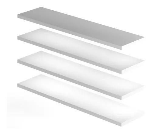 Imagem de Kit 4 Prateleiras Nicho Mdf Tamanho Suporte Invisivel