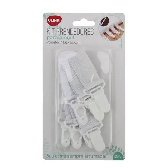 Imagem de Kit 4 Prendedores para Lençol - Clink