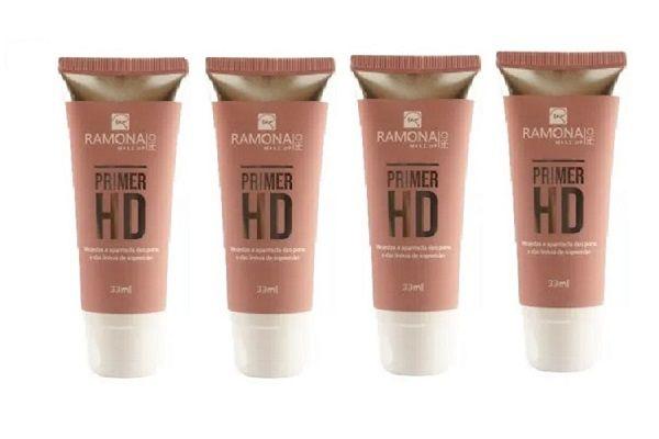 Imagem de Kit 4 Primer HD 33ml - Ramona Make Up