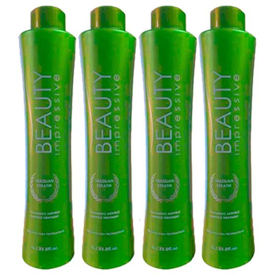 Imagem de Kit 4 Progressivas Brazilian Keratin 1l - Beauty