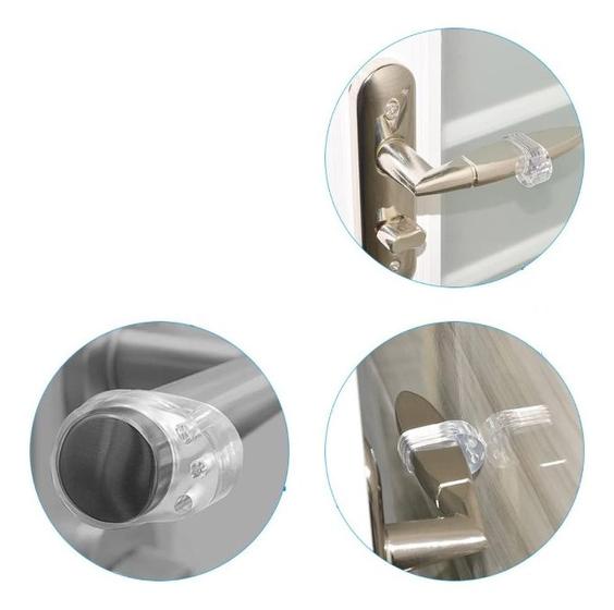 Kit 4 Protetor Para Maçaneta De Porta Proteção Impacto Pared - Clink ...