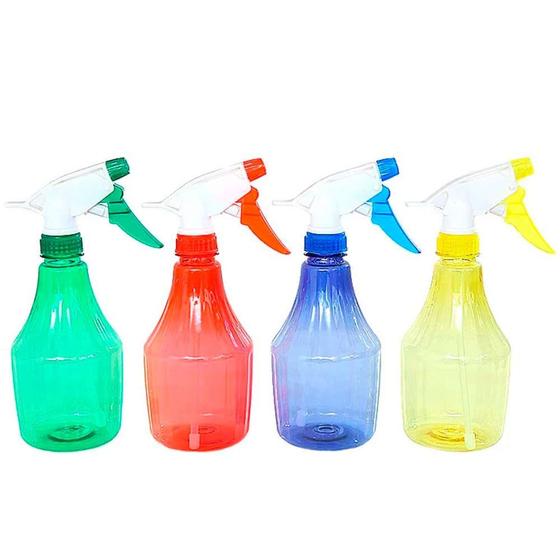 Imagem de Kit 4 Pulverizadores manuais 550 ml cores sortidas - SX 219 - Trapp