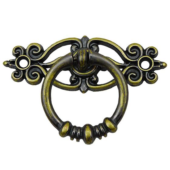 Imagem de Kit 4 Puxador Elegance Metal Decoração Moveis Delicado Artesanato