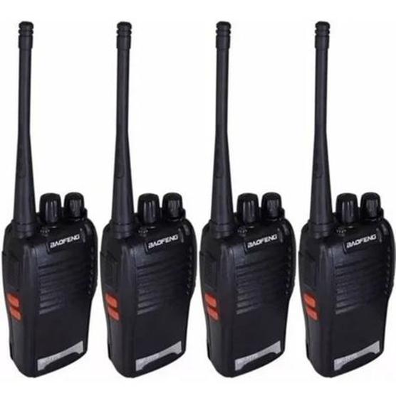 Imagem de Kit 4 Radios Comunicador Baofeng 777s Uhf Walk Talk