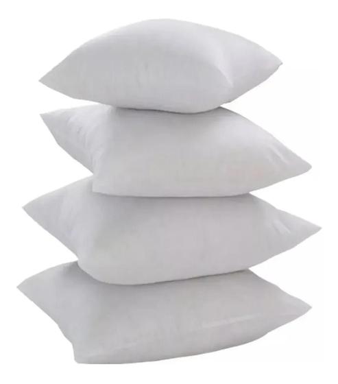 Kit 4 Refil Travesseiro 50cm X 70cm Flocos Espuma Enchimento Menor preço em Kit 4 Refil Travesseiro 50cm X 70cm Flocos Espuma Enchimento