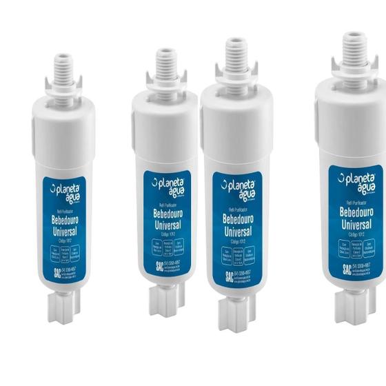 Imagem de Kit 4 Refil Vela Filtro Coluna Universal Bebedouro 1012A