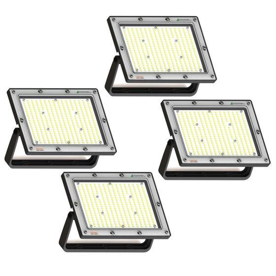 Imagem de Kit 4 Refletor 400w Led Osram 36000lm Slim Bivolt Ip66 4000k