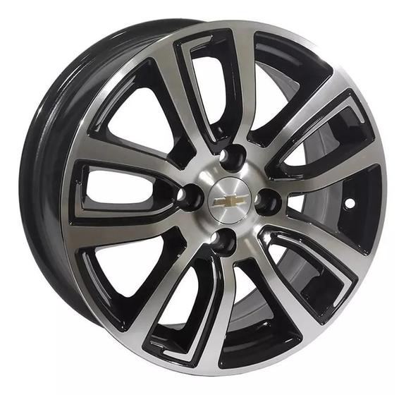 Imagem de Kit 4 rodas 4x100 Aro 14 Gm Onix Activ Prisma Celta Corsa Meriva R80 