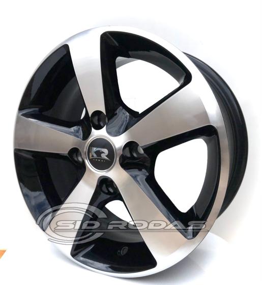 Imagem de Kit 4 Rodas Aro 14x6 New Beetle 4x100 BD Krmai K27