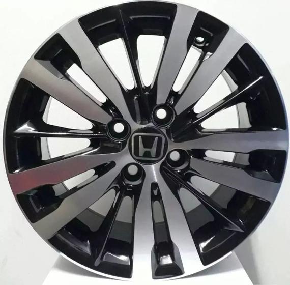 Imagem de Kit 4 Rodas Aro 15 4x100 Honda Fit City Krmai R99 